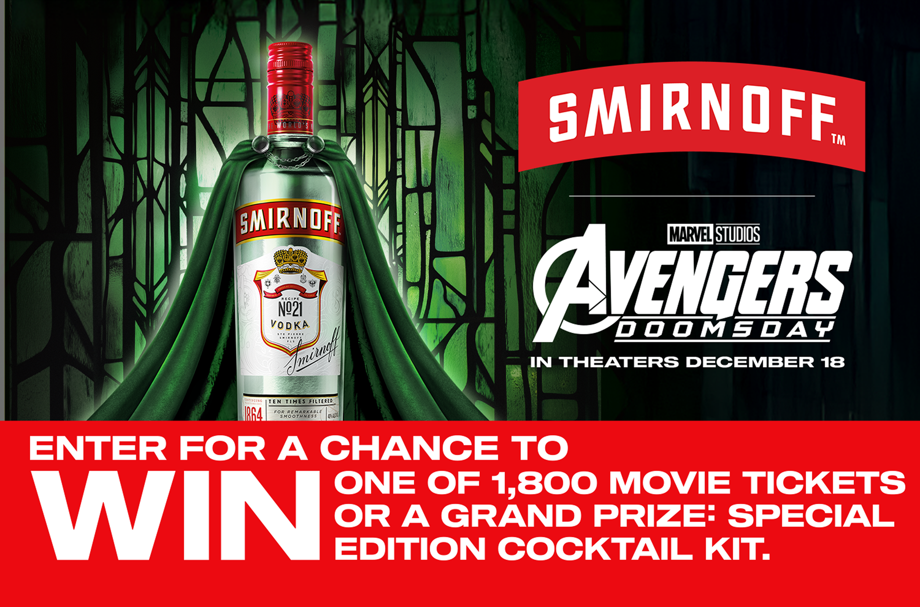 Smirnoff “Assemble Your Night” Instant Win Game